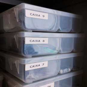 Imagem de caixas. Projeto de organização do nano - Foto por Ste Fernandes
